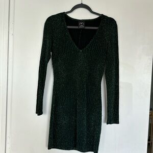 Long sleeve mini dress